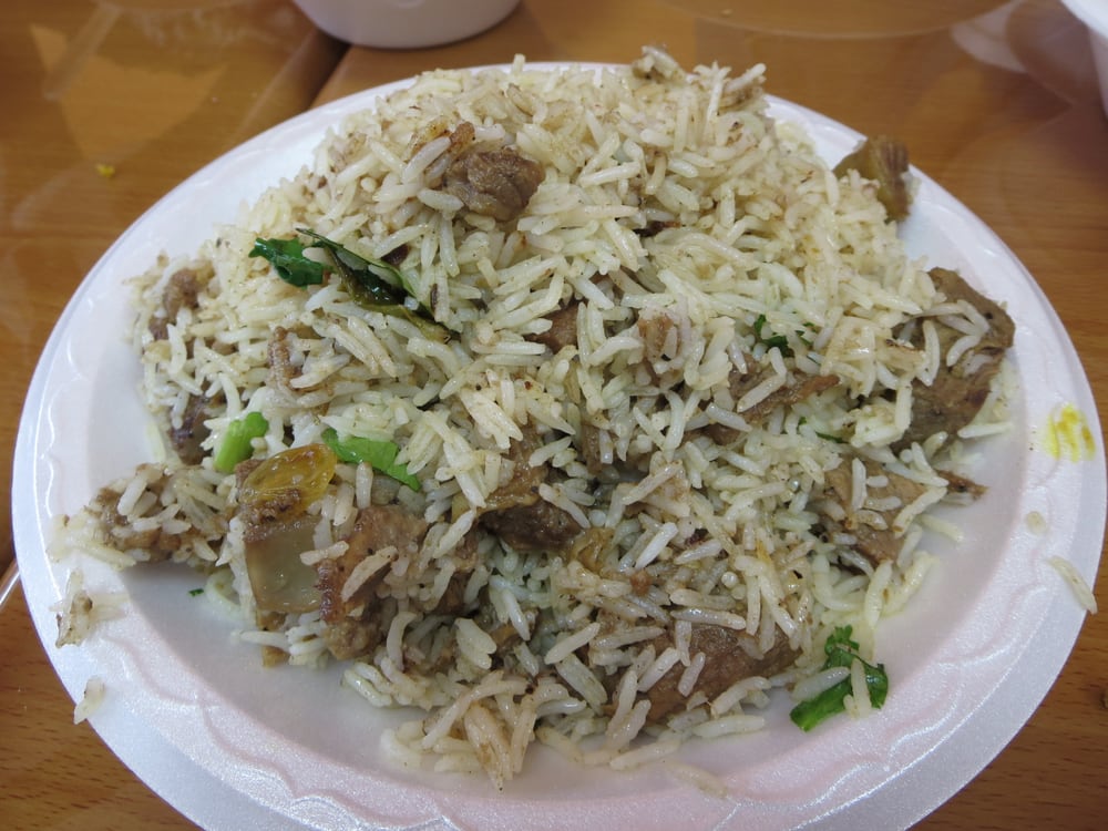 Beef tehari rice dish