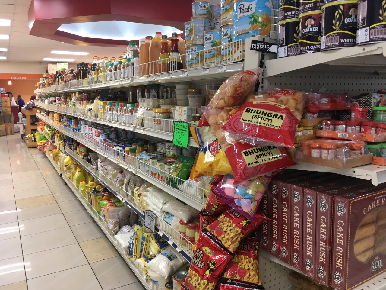 Store shelves