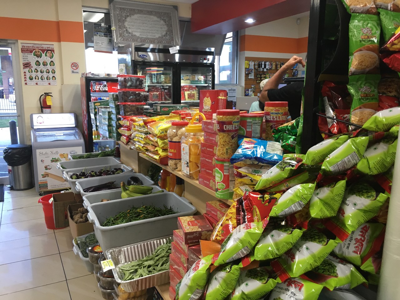 Vegetables and snacks