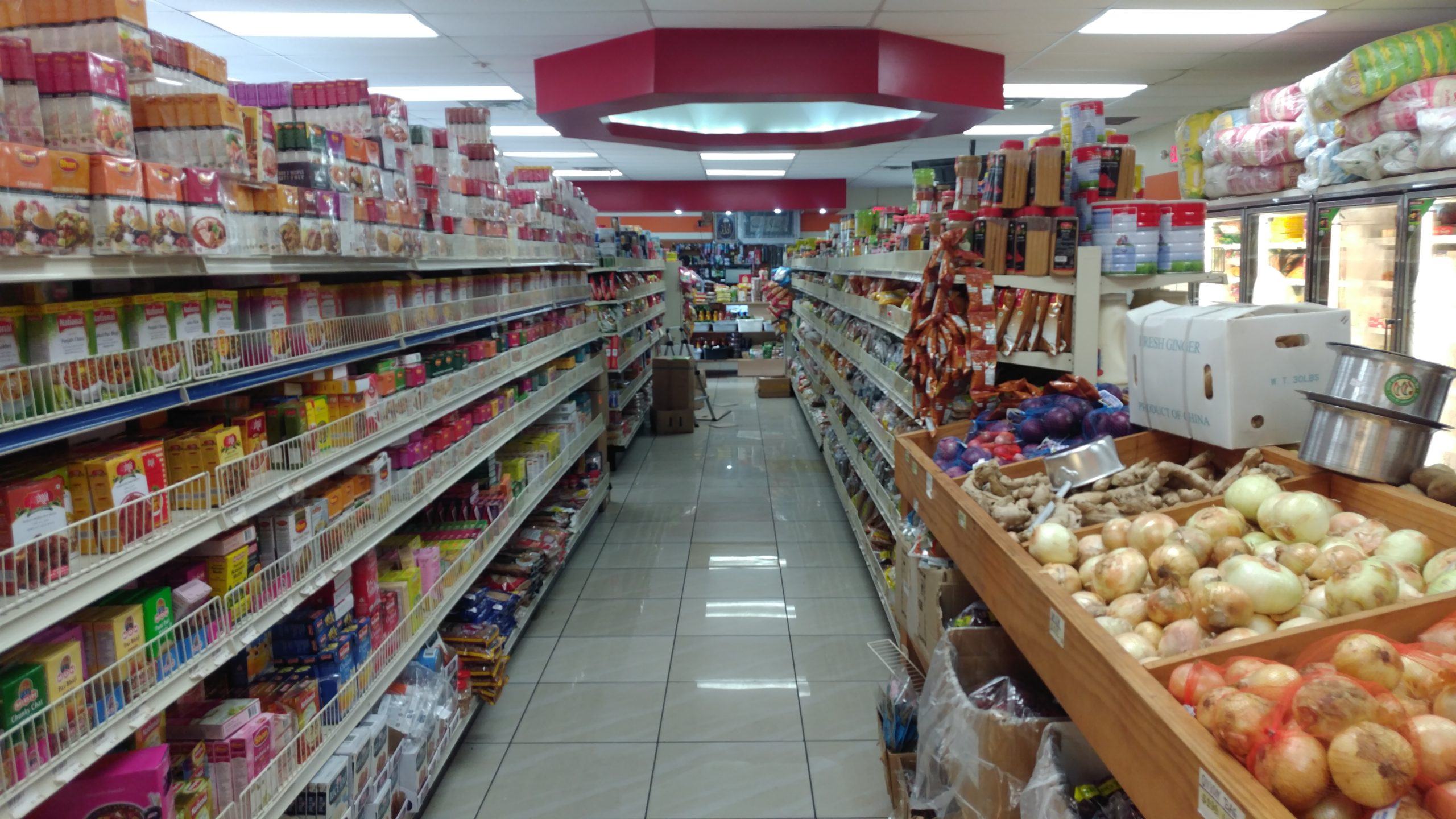 Grocery aisle