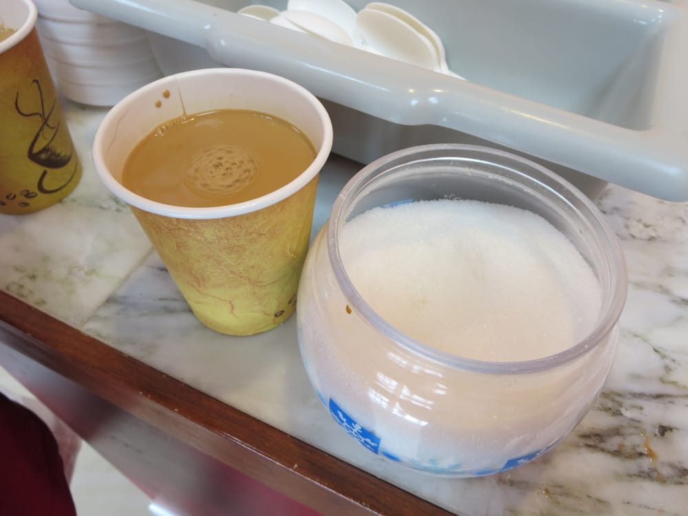 Tea and snack table